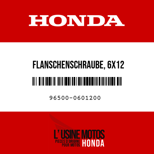 image de 96500-0601200 FLANSCHENSCHRAUBE, 6X12