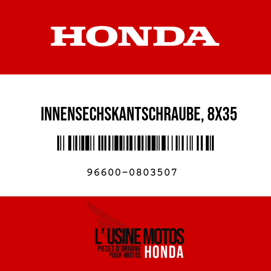 image de 96600-0803507 INNENSECHSKANTSCHRAUBE, 8X35