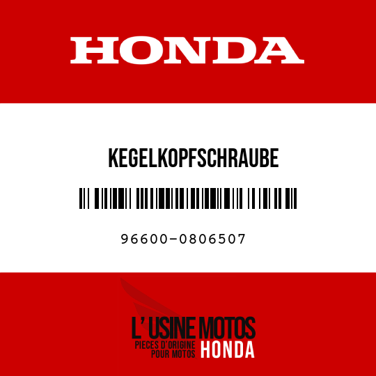 image de 96600-0806507 KEGELKOPFSCHRAUBE