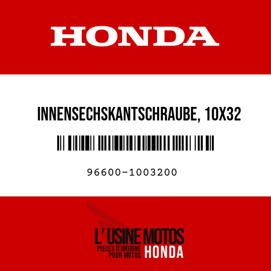 image de 96600-1003200 INNENSECHSKANTSCHRAUBE, 10X32