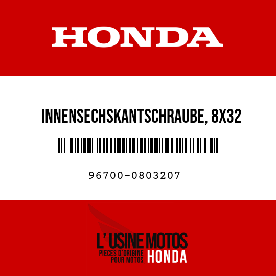 image de 96700-0803207 INNENSECHSKANTSCHRAUBE, 8X32