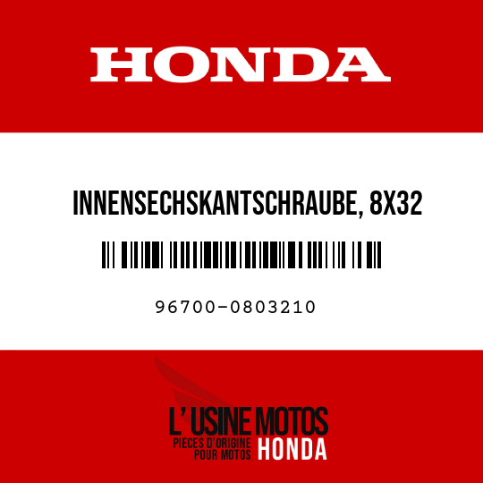 image de 96700-0803210 INNENSECHSKANTSCHRAUBE, 8X32