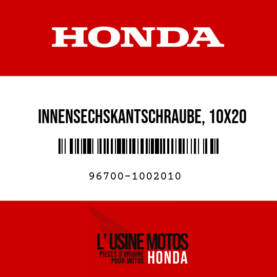 image de 96700-1002010 INNENSECHSKANTSCHRAUBE, 10X20
