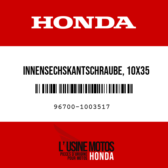 image de 96700-1003517 INNENSECHSKANTSCHRAUBE, 10X35
