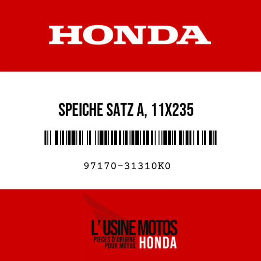 image de 97170-31310K0 SPEICHE SATZ A, 11X235