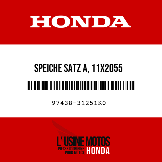 image de 97438-31251K0 SPEICHE SATZ A, 11X2055