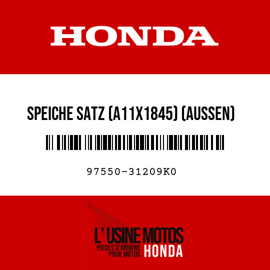 image de 97550-31209K0 SPEICHE SATZ (A11X1845) (AUSSEN)