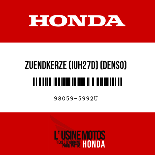 image de 98059-5992U ZUENDKERZE (IUH27D) (DENSO)