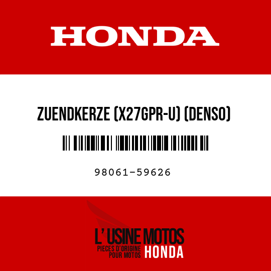 image de 98061-59626 ZUENDKERZE (X27GPR-U) (DENSO)