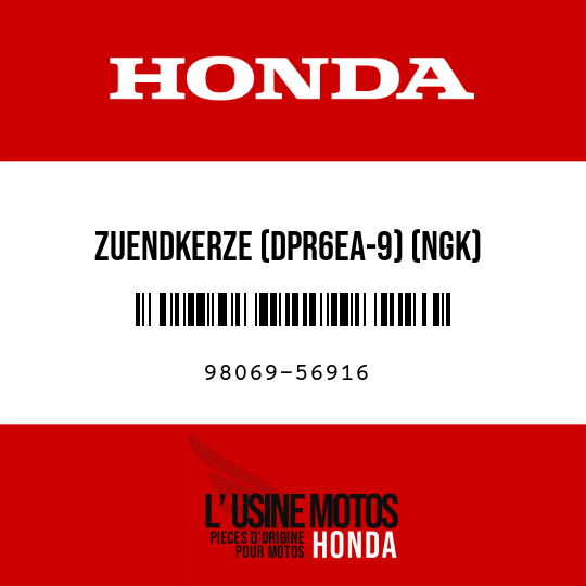 image de 98069-56916 ZUENDKERZE (DPR6EA-9) (NGK)