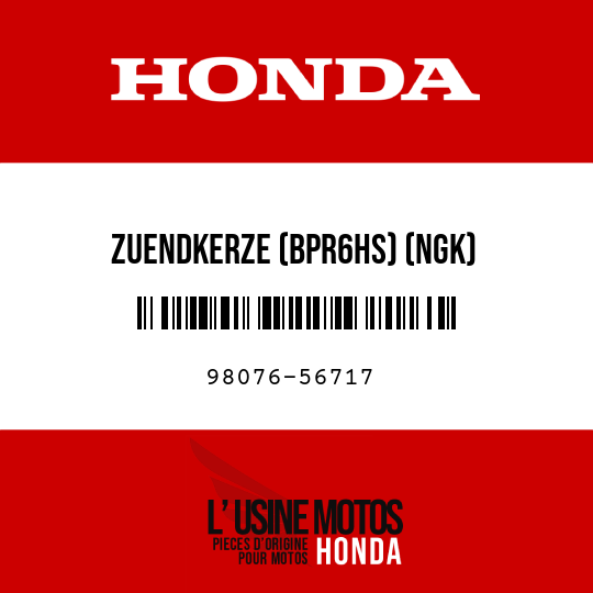 image de 98076-56717 ZUENDKERZE (BPR6HS) (NGK)