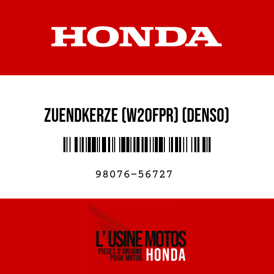 image de 98076-56727 ZUENDKERZE (W20FPR) (DENSO)