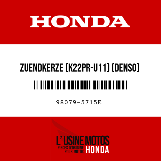image de 98079-5715E ZUENDKERZE (K22PR-U11) (DENSO)