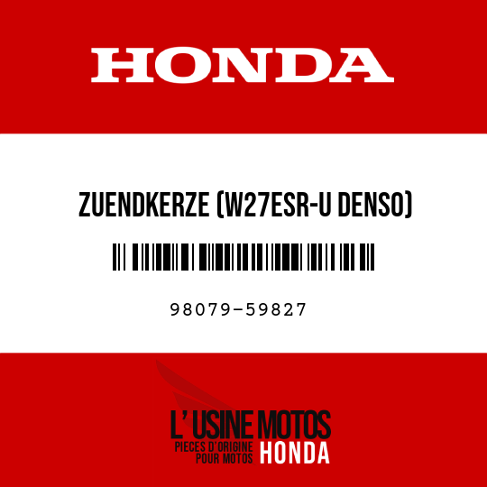 image de 98079-59827 ZUENDKERZE (W27ESR-U DENSO)