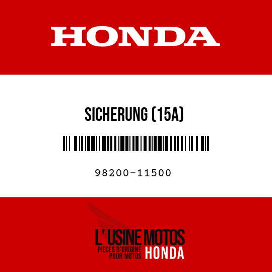 image de 98200-11500 SICHERUNG (15A)