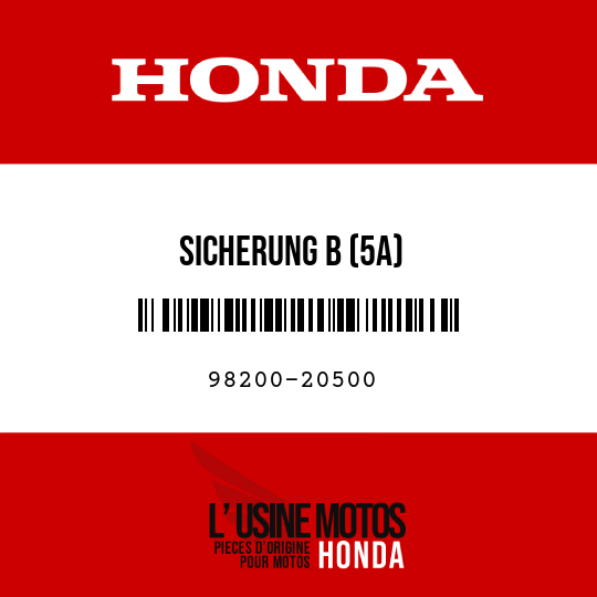 image de 98200-20500 SICHERUNG B (5A)