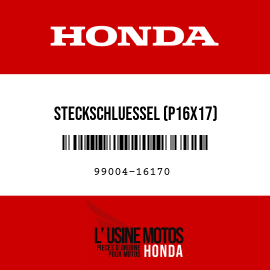 image de 99004-16170 STECKSCHLUESSEL (P16X17)