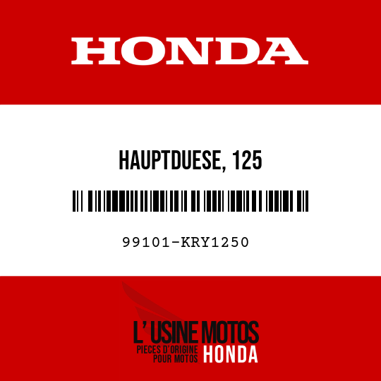 image de 99101-KRY1250 HAUPTDUESE, 125