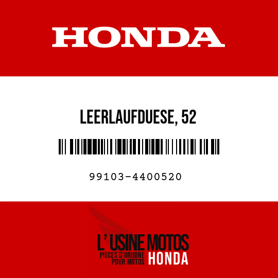 image de 99103-4400520 LEERLAUFDUESE, 52