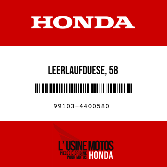 image de 99103-4400580 LEERLAUFDUESE, 58