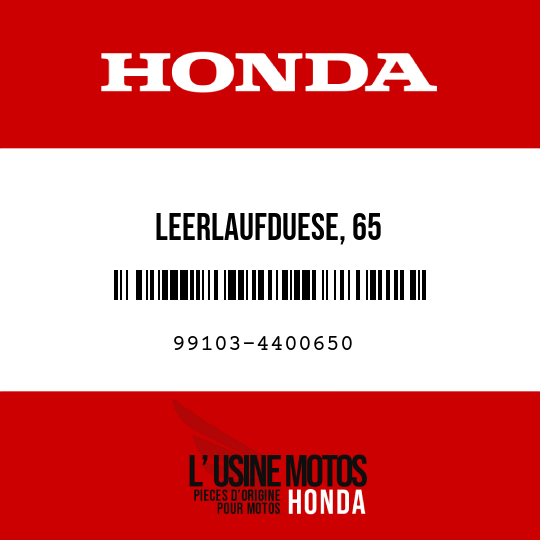 image de 99103-4400650 LEERLAUFDUESE, 65