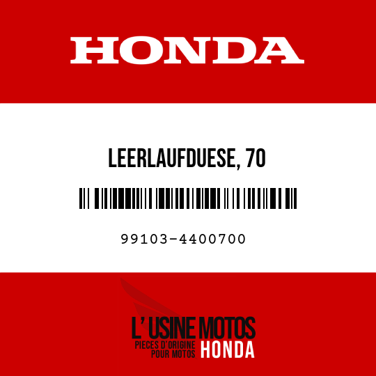 image de 99103-4400700 LEERLAUFDUESE, 70