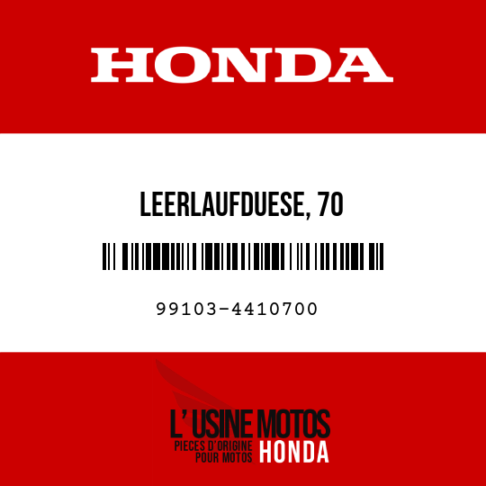 image de 99103-4410700 LEERLAUFDUESE, 70
