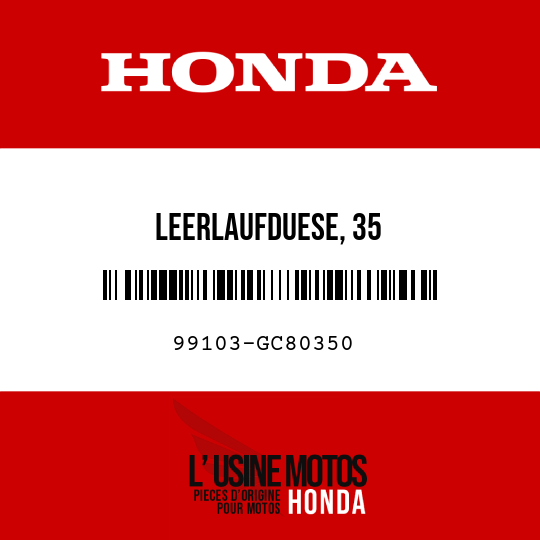 image de 99103-GC80350 LEERLAUFDUESE, 35