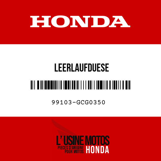 image de 99103-GCG0350 LEERLAUFDUESE