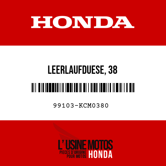 image de 99103-KCM0380 LEERLAUFDUESE, 38