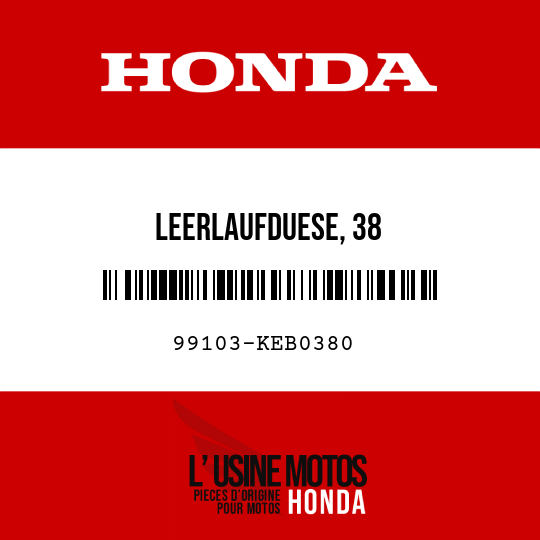 image de 99103-KEB0380 LEERLAUFDUESE, 38
