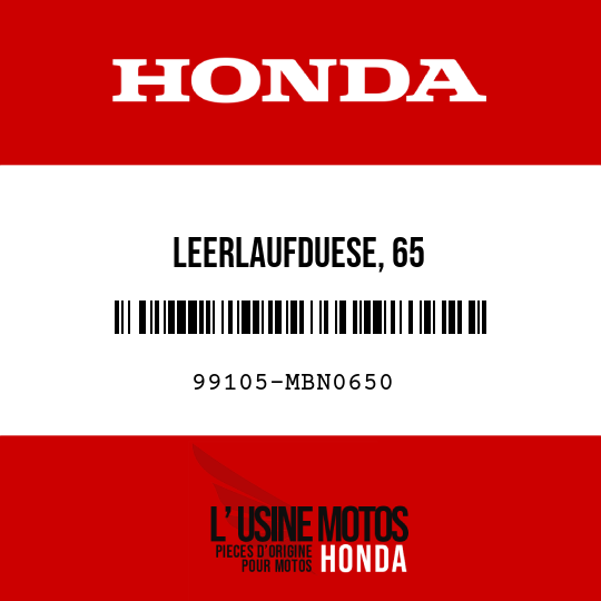 image de 99105-MBN0650 LEERLAUFDUESE, 65