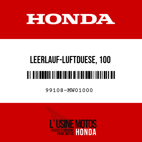 image de 99108-MW01000 LEERLAUF-LUFTDUESE, 100