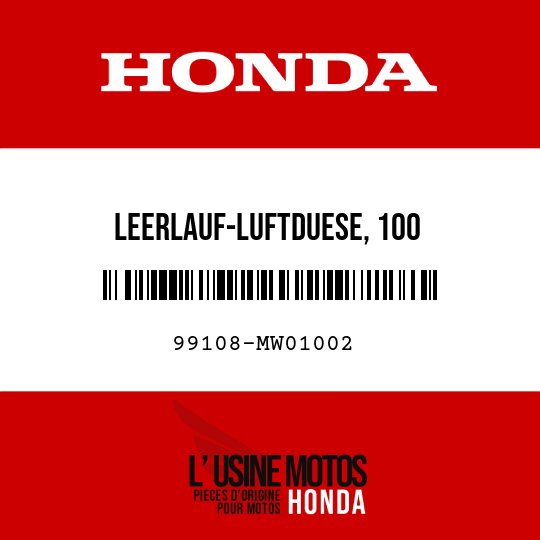 image de 99108-MW01002 LEERLAUF-LUFTDUESE, 100