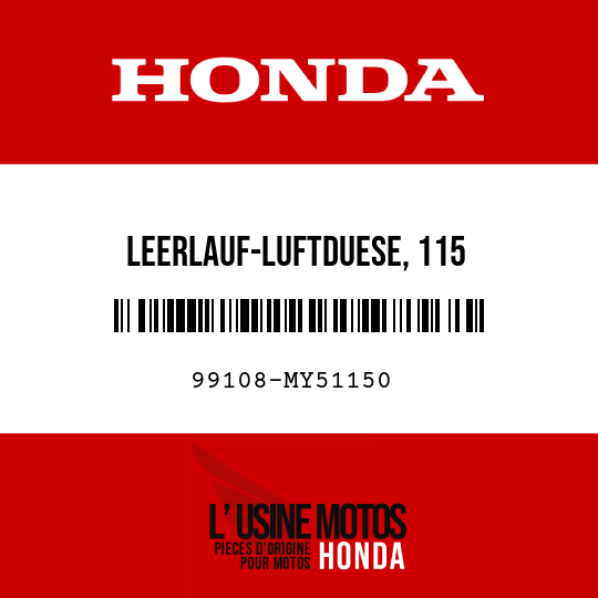 image de 99108-MY51150 LEERLAUF-LUFTDUESE, 115