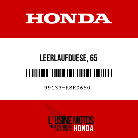 image de 99133-KSR0650 LEERLAUFDUESE, 65