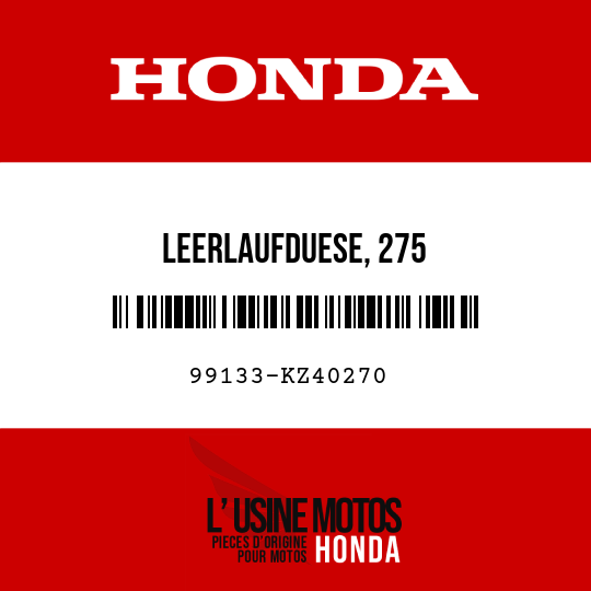 image de 99133-KZ40270 LEERLAUFDUESE, 275