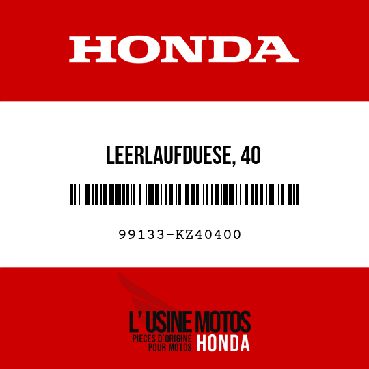 image de 99133-KZ40400 LEERLAUFDUESE, 40