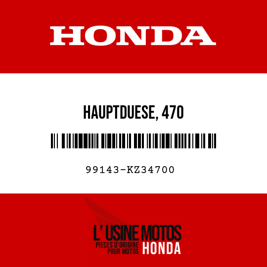 image de 99143-KZ34700 HAUPTDUESE, 470