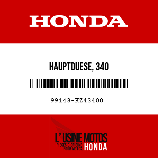 image de 99143-KZ43400 HAUPTDUESE, 340