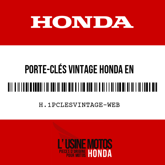 image de H.1PCLESVINTAGE-WEB Porte-clés Vintage Honda en Caoutchouc